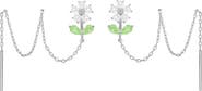 Girls Crew Daisy Petal Threader Earrings