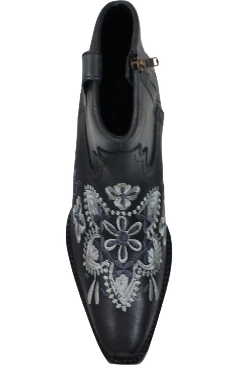 Diba True Cains Ville Embroidered Western Boot, Alternate, color, Black/ Grey