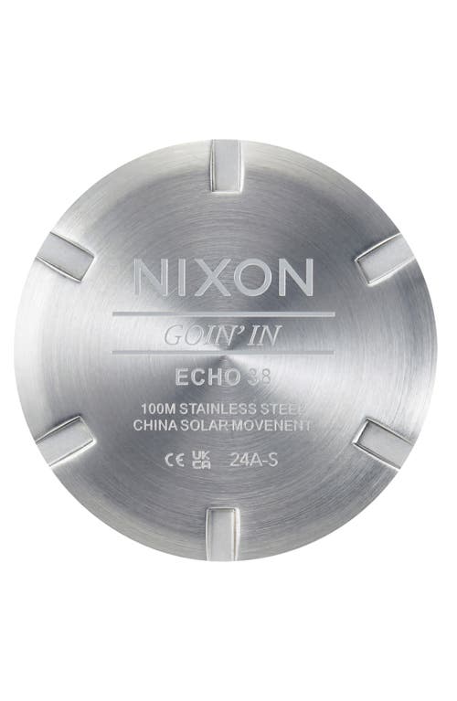 Nixon Echo Solar Automatic Bracelet Watch, 38mm In Metallic