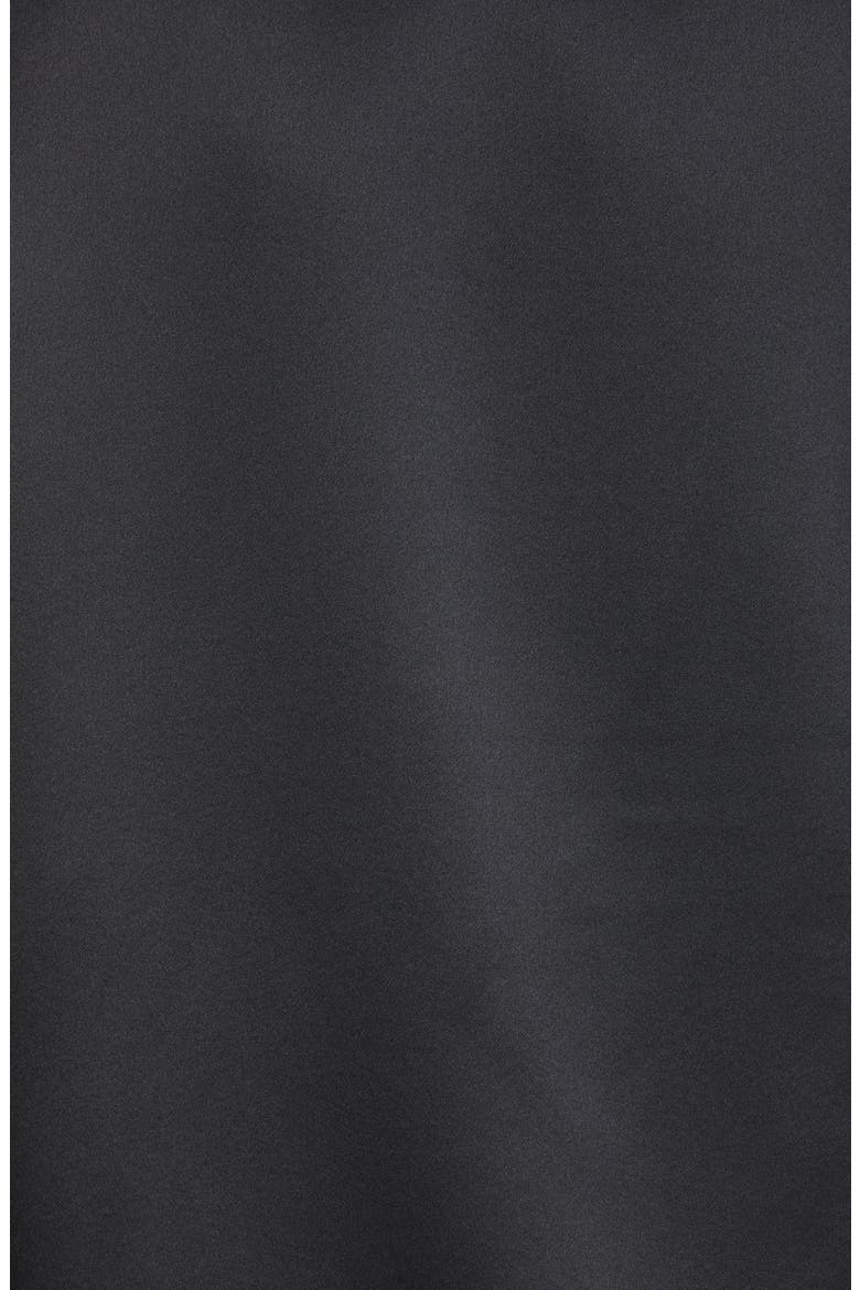 Capucine Cold Shoulder Silk Top, Alternate, color, BLACK