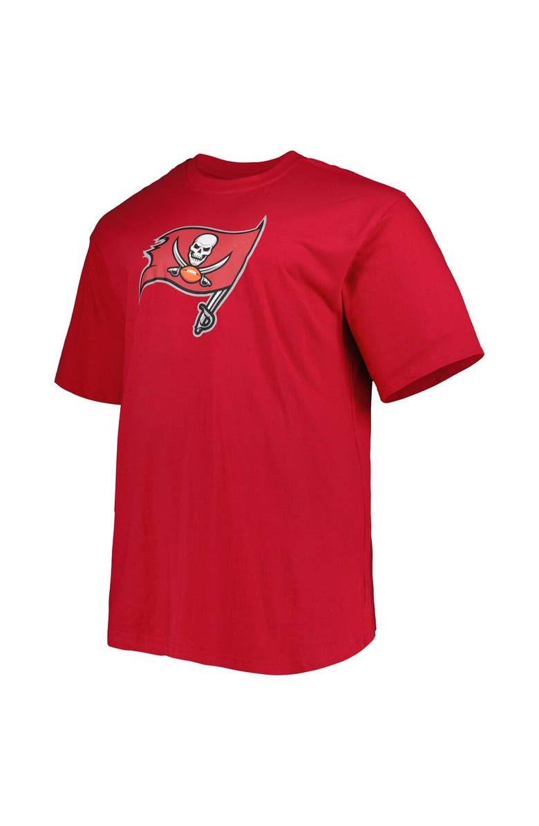 FANATICS Men's Fanatics Branded Tom Brady Red Tampa Bay Buccaneers Big & Tall Player Name & Number Logo T-Shirt, Alternate, color,