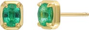 Bony Levy El Mar Emerald Stud Earrings