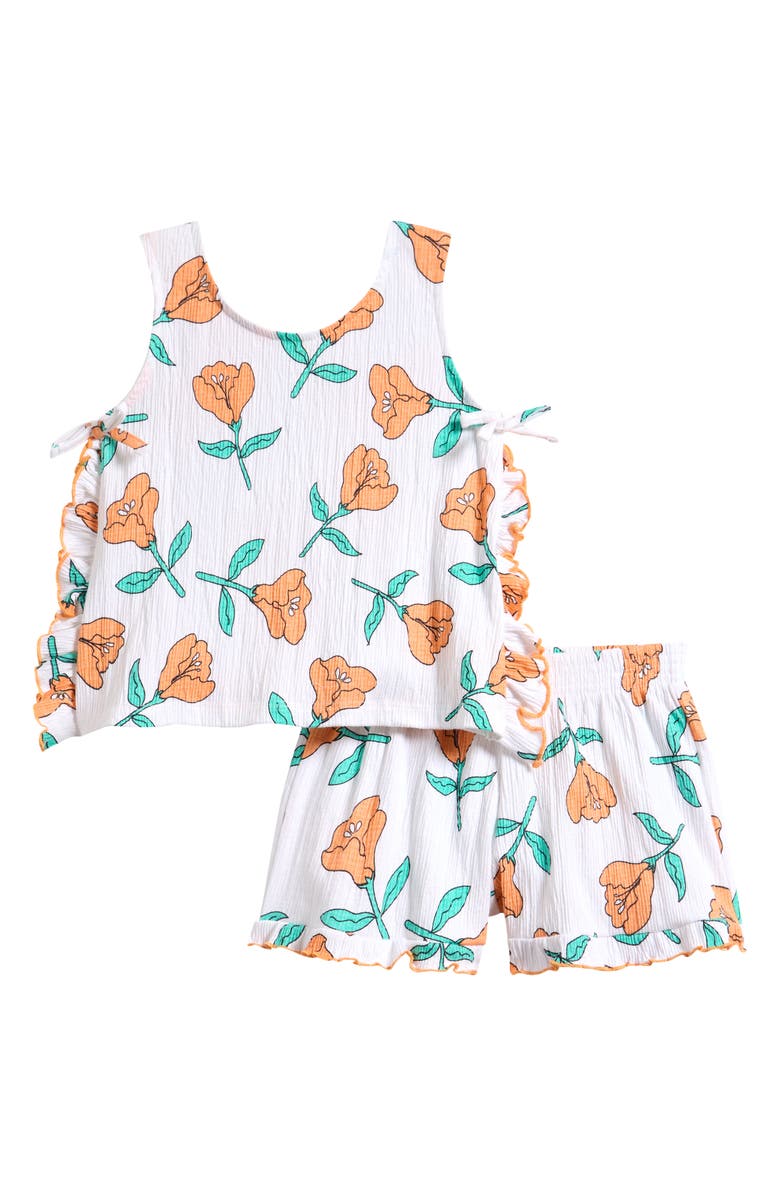 Jessica Simpson Kids' Tank & Shorts Set, Main, color, Apricot