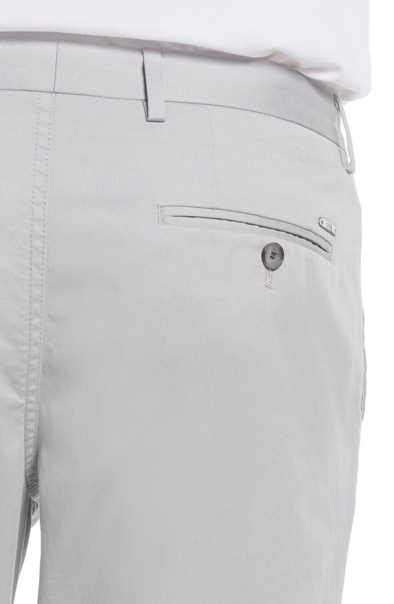 BOSS Stanino Flat Front Stretch Cotton Dress Pants, Alternate, color, 