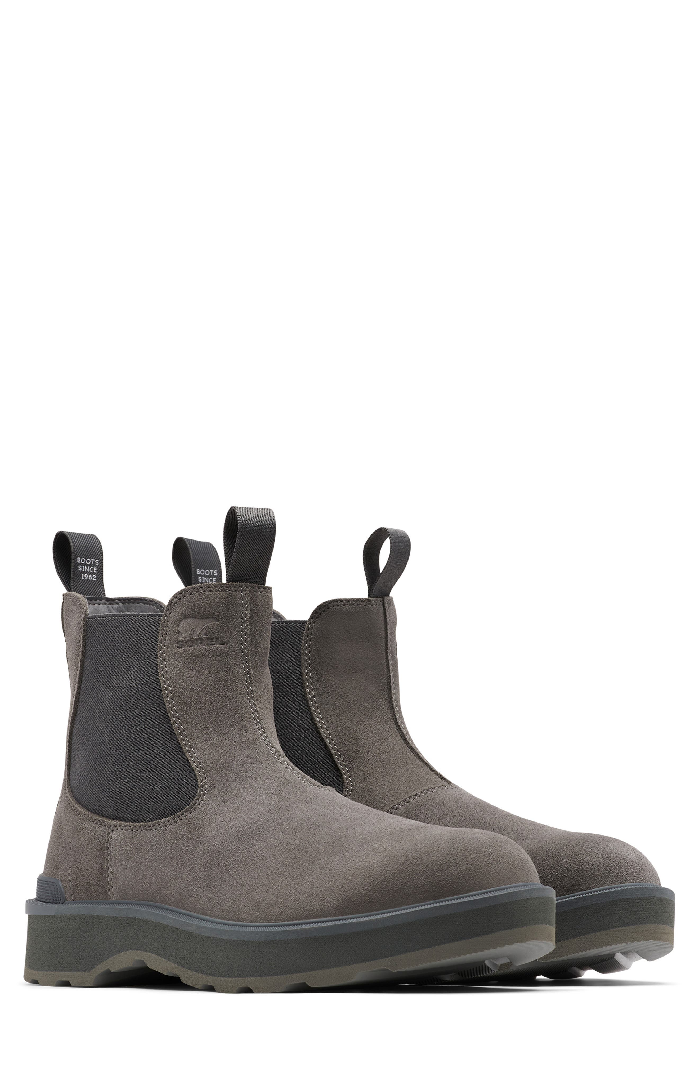 Hi-Line Chelsea Boot, Main, color, QUARRY/ GRILL