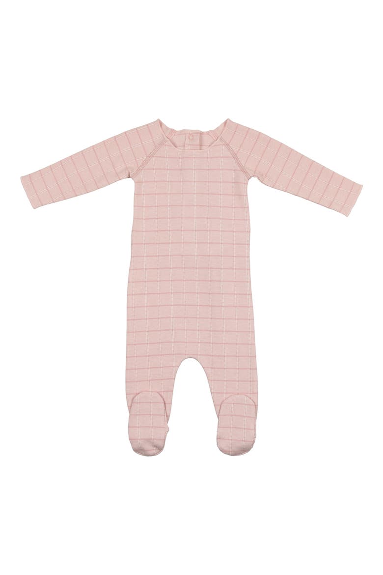 Raglan Sleeve Footie, Main, color, PALE PINK