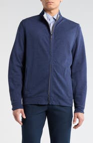 David Donahue Full Zip Knit Jacket