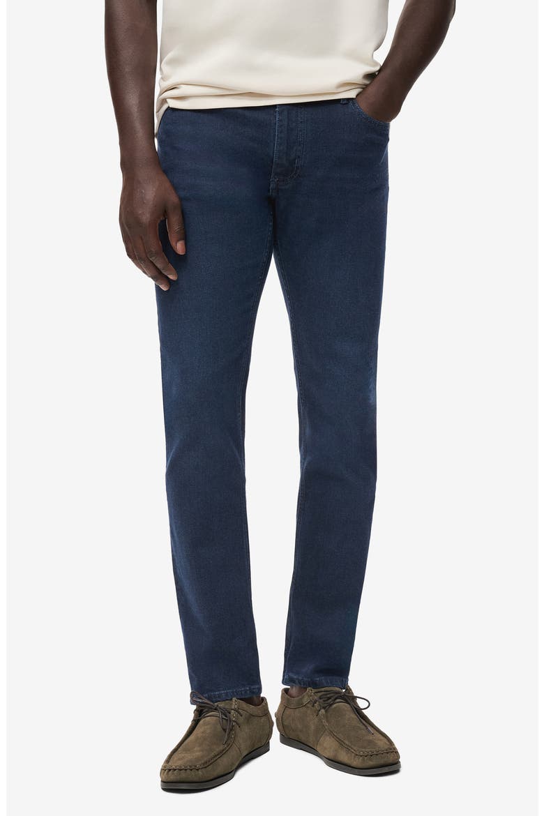 Jan Slim Fit Jeans, Main, color, DEEP DARK BLUE