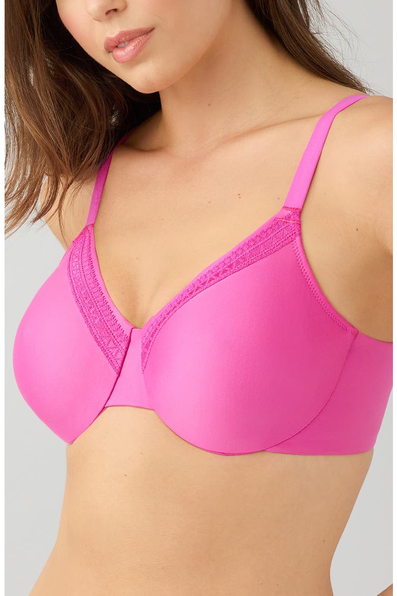 Perfect Primer Full Coverage Underwire Bra, Alternate, color, WILD AZALEA