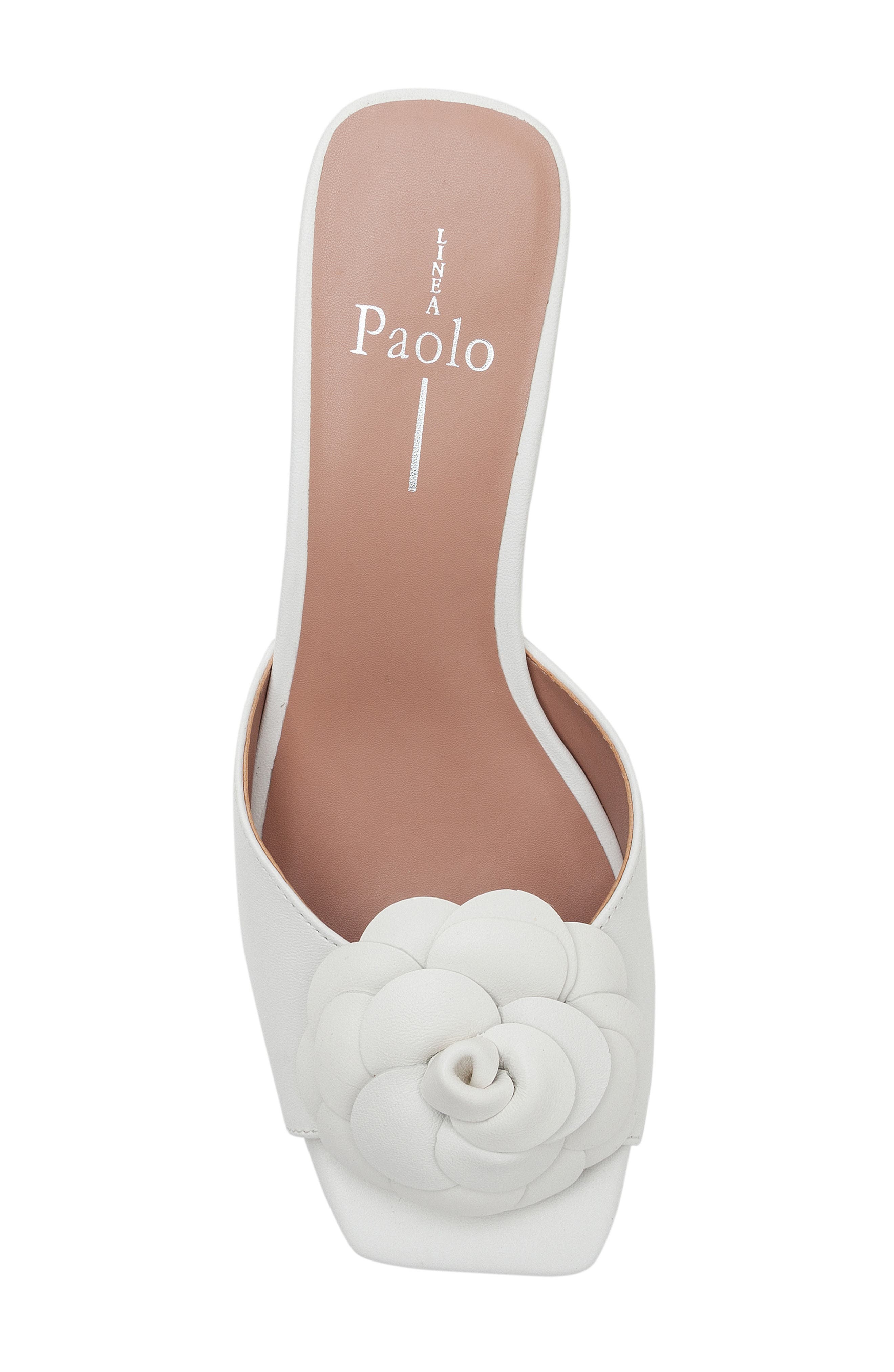 Linea Paolo Gemma Sandal, Alternate, color, Eggshell