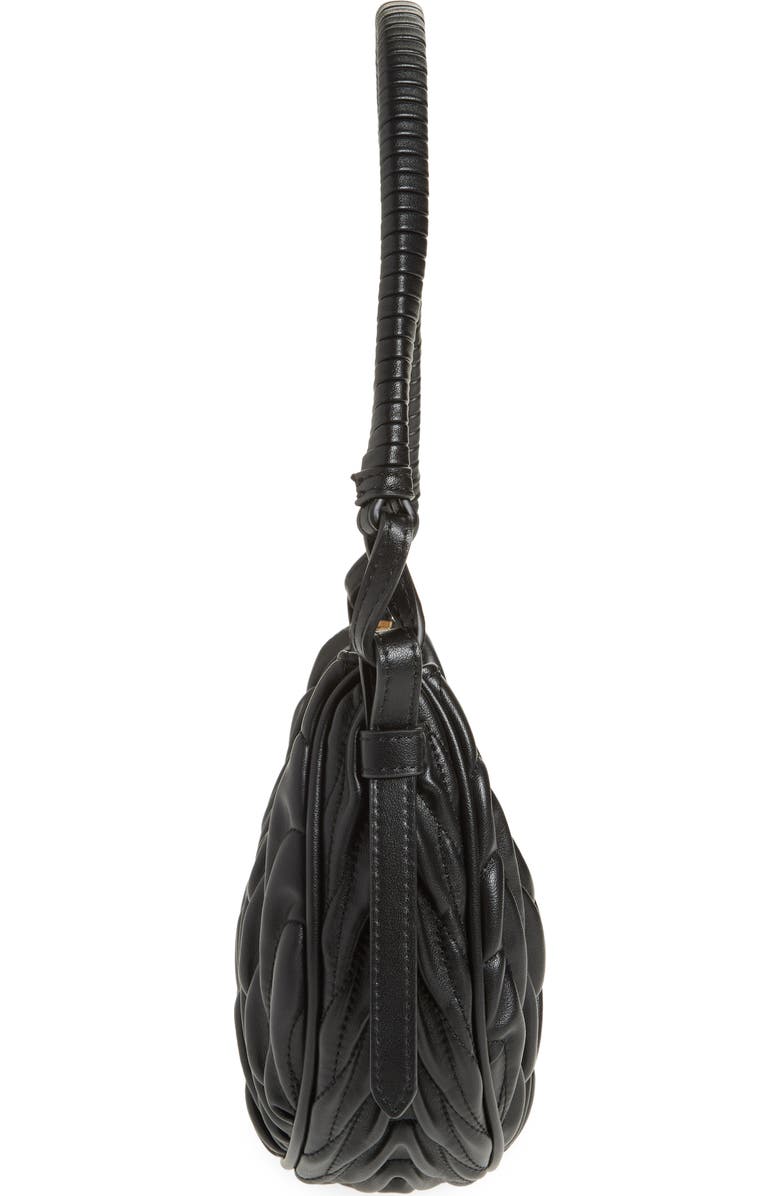 Sam Edelman Ari Quilted Leather Crescent Shoulder Bag, Alternate, color,