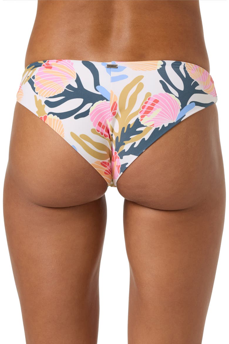 Cora Geometric Bikini Bottoms, Alternate, color, OFF WHITE MULTI COLORED