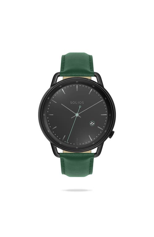 Solios Watches The Solar Curve | Black Dial