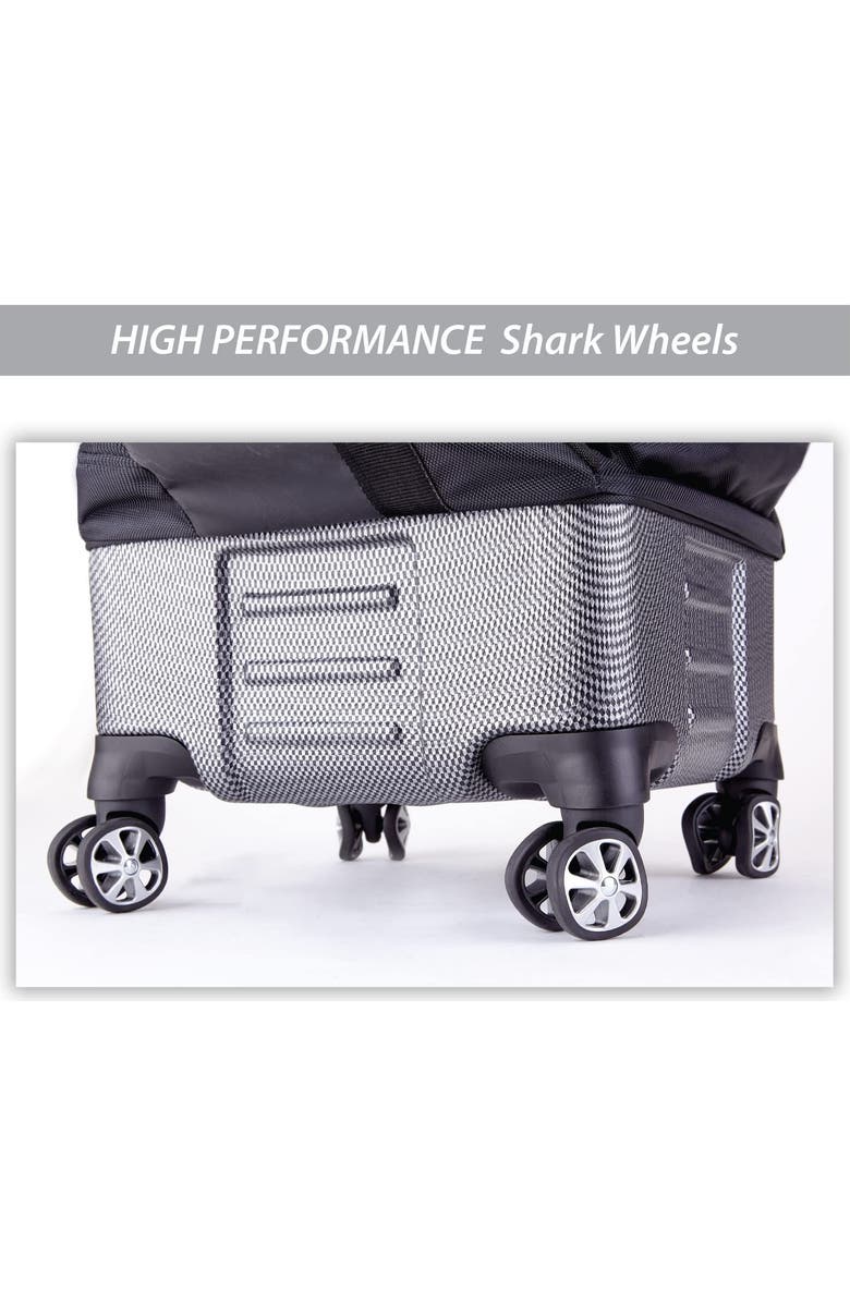 Samsonite "The Protector Hardside and Softside Golf Travel Bag with Shark Wheels, Waterproof Exterior, Alternate, color, Blue