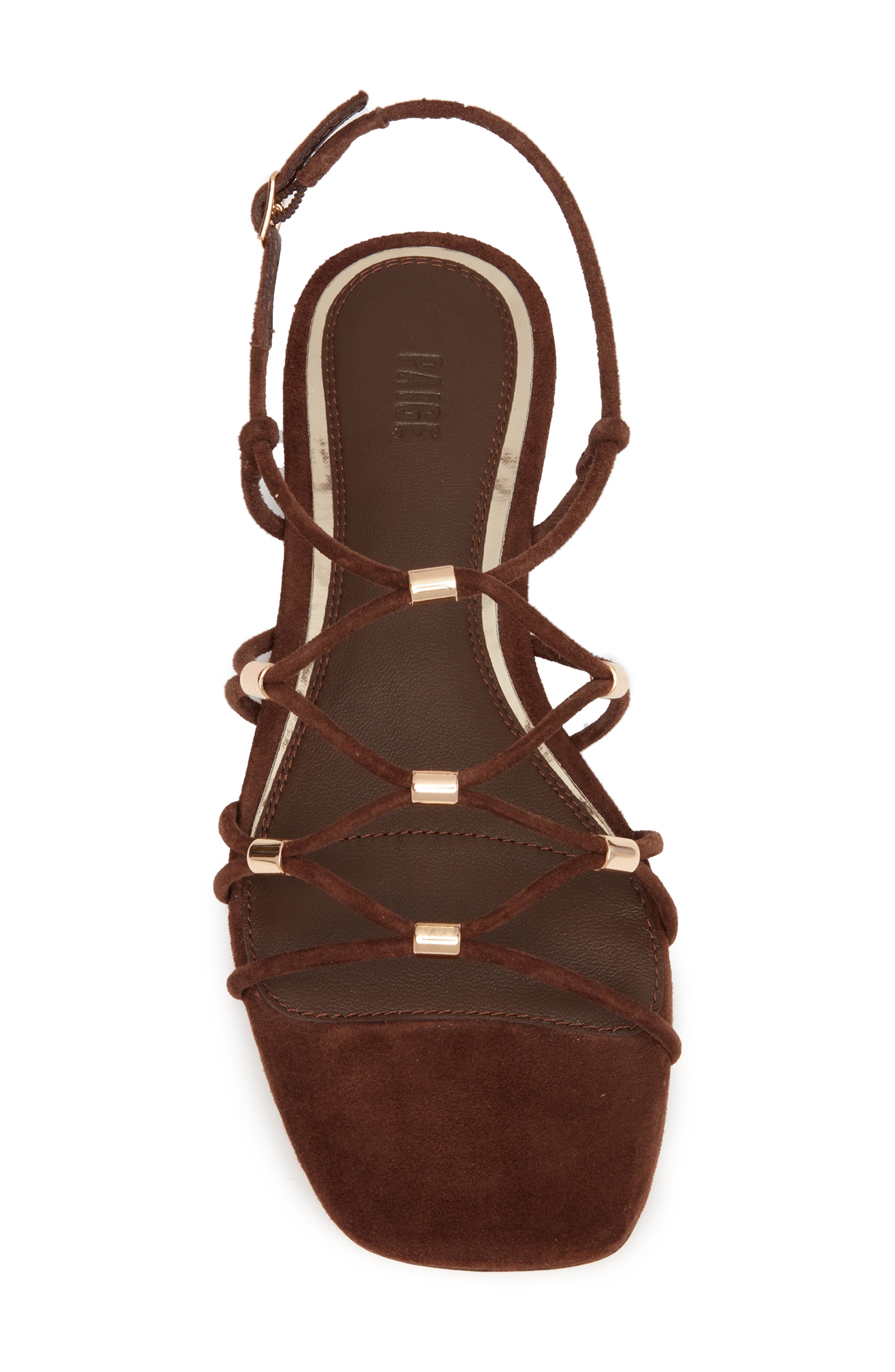 Aurora Ankle Strap Sandal, Alternate, color, CHOCOLATE