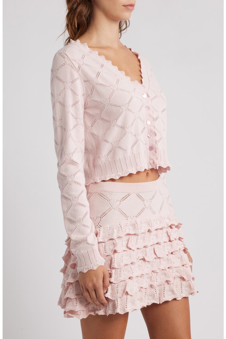 Petra Crop Cardigan, Alternate, color, VELOUR PINK