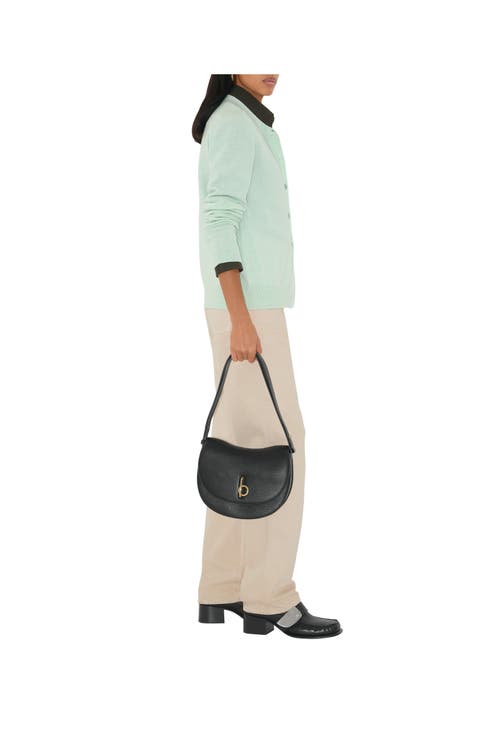 Burberry Cashmere Blend Cardigan In Green