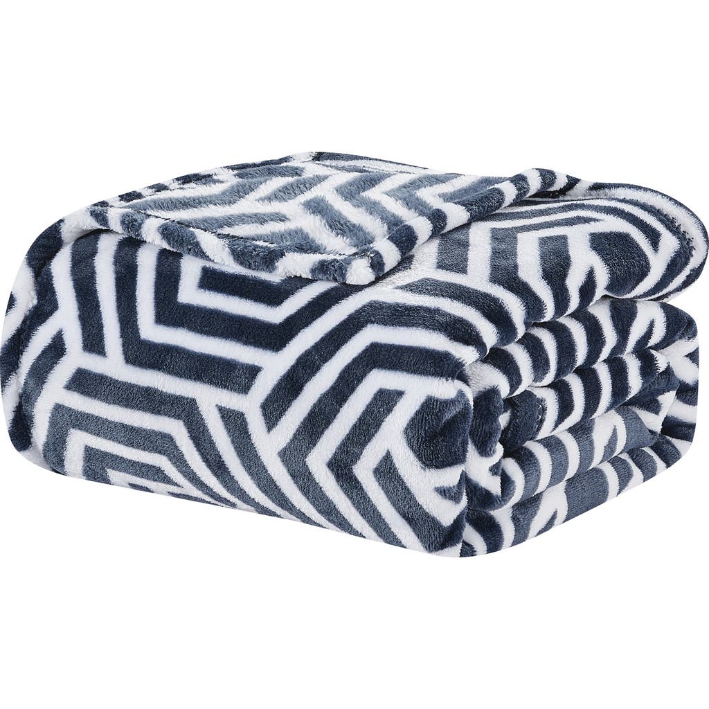 Luxury Home Azmera Plush Fleece Throw Blanket