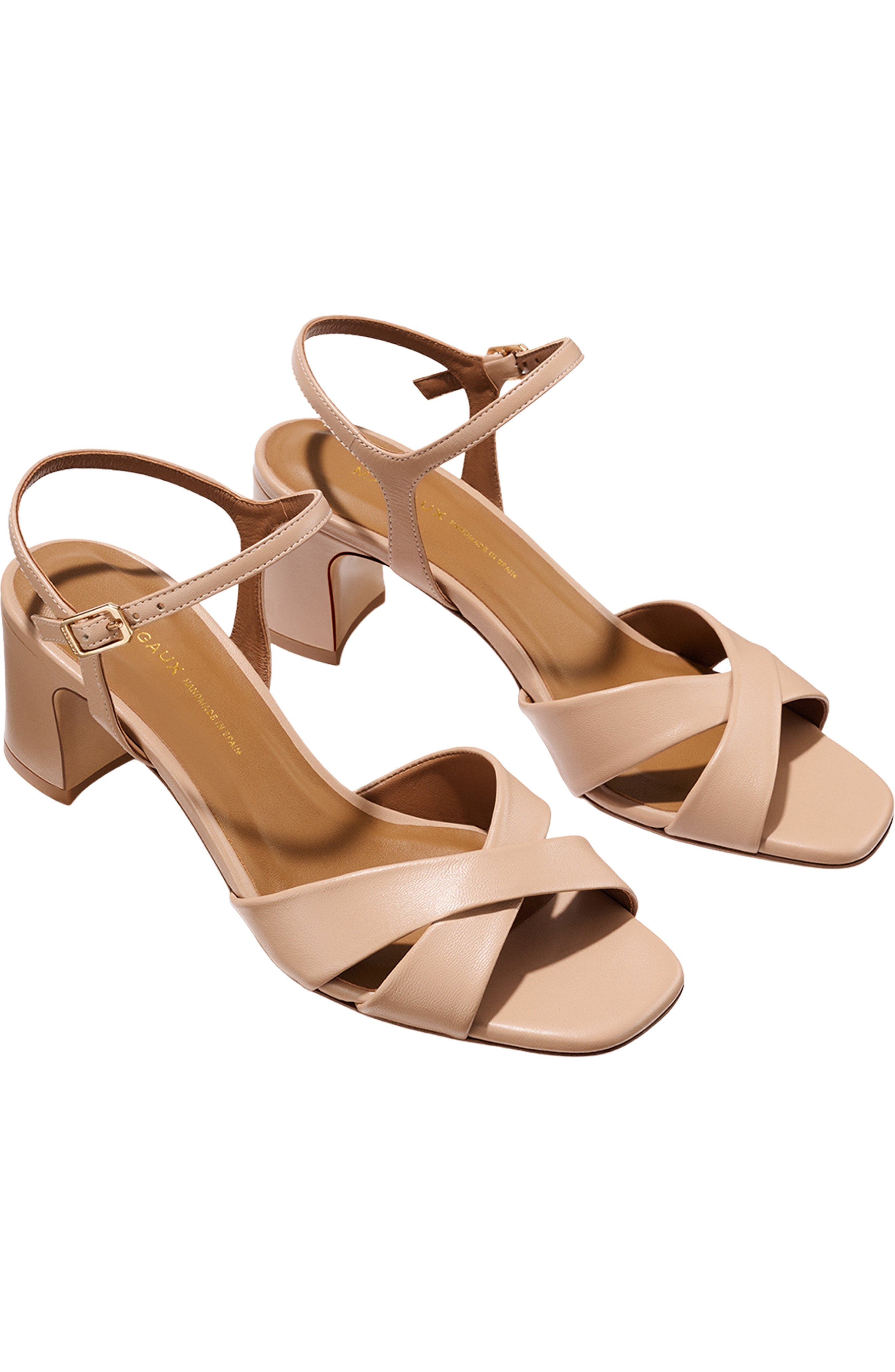The Paloma Sandal, Alternate, color, Dune Nappa