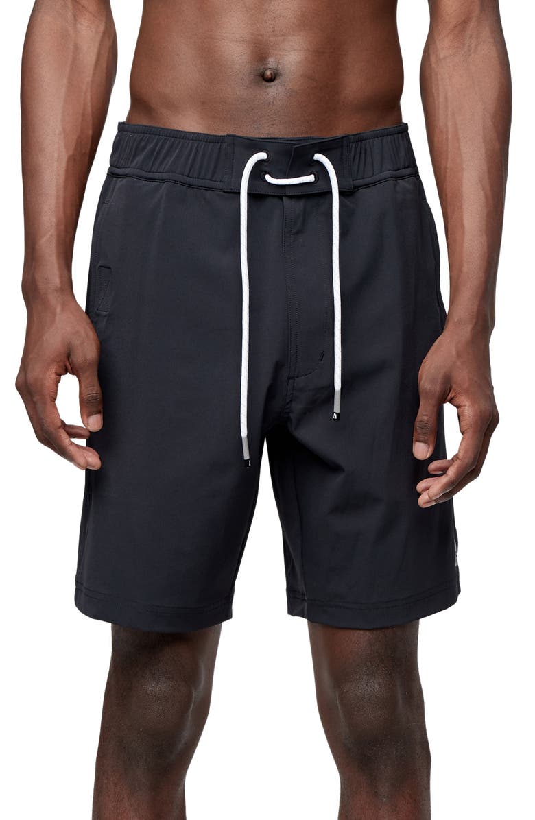 MAGNLENS Carbon Hybrid Board Shorts, Main, color, 