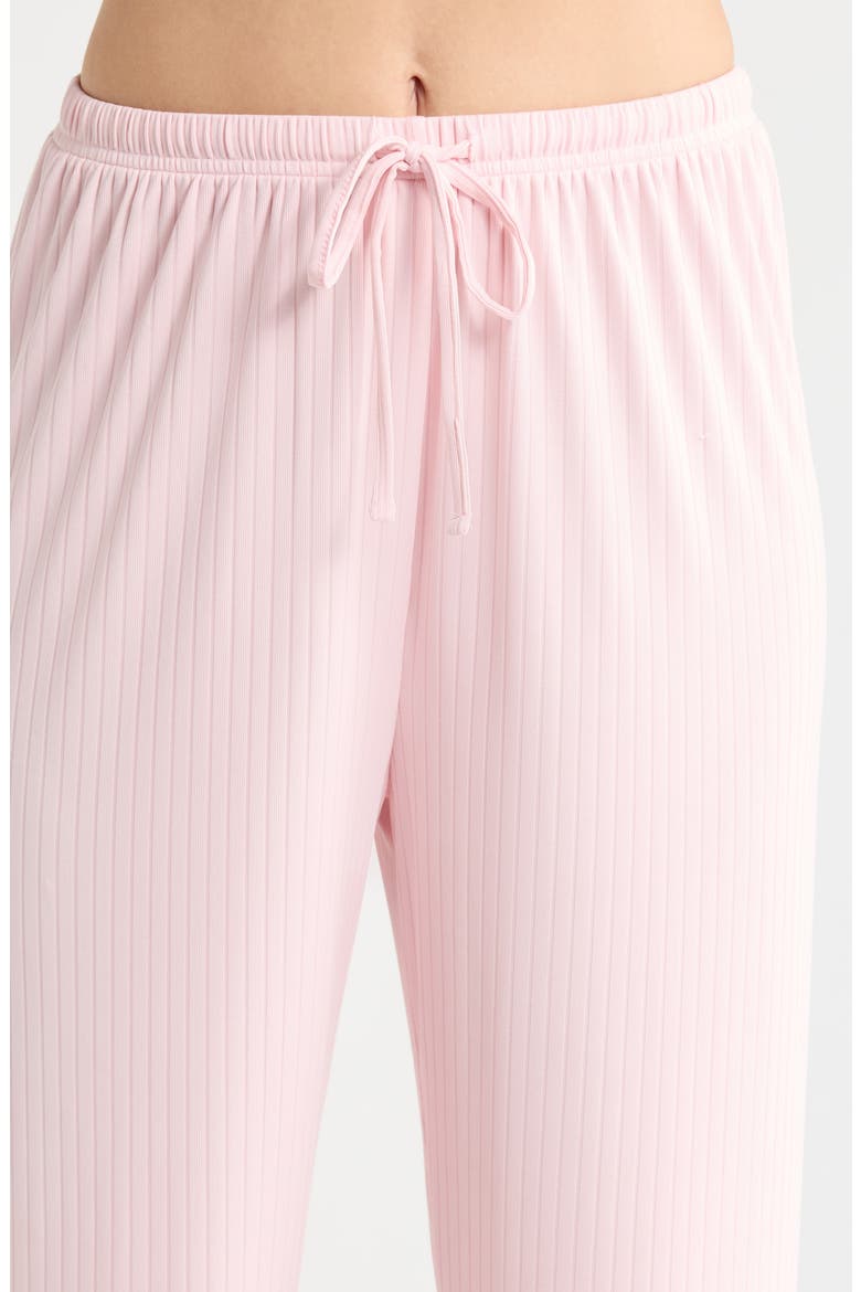 Rib Camisole & Pants Sleep Set, Alternate, color, ICY PINK