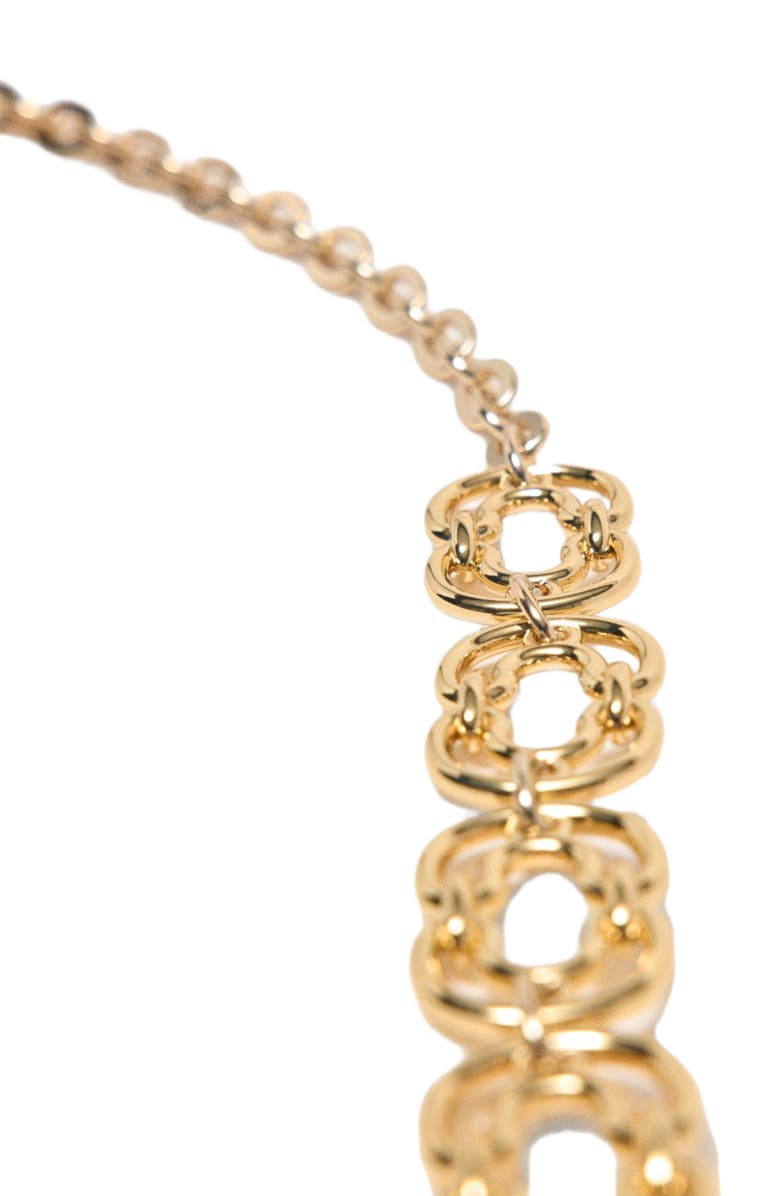 maje Chain belt with new link, Alternate, color, Gold