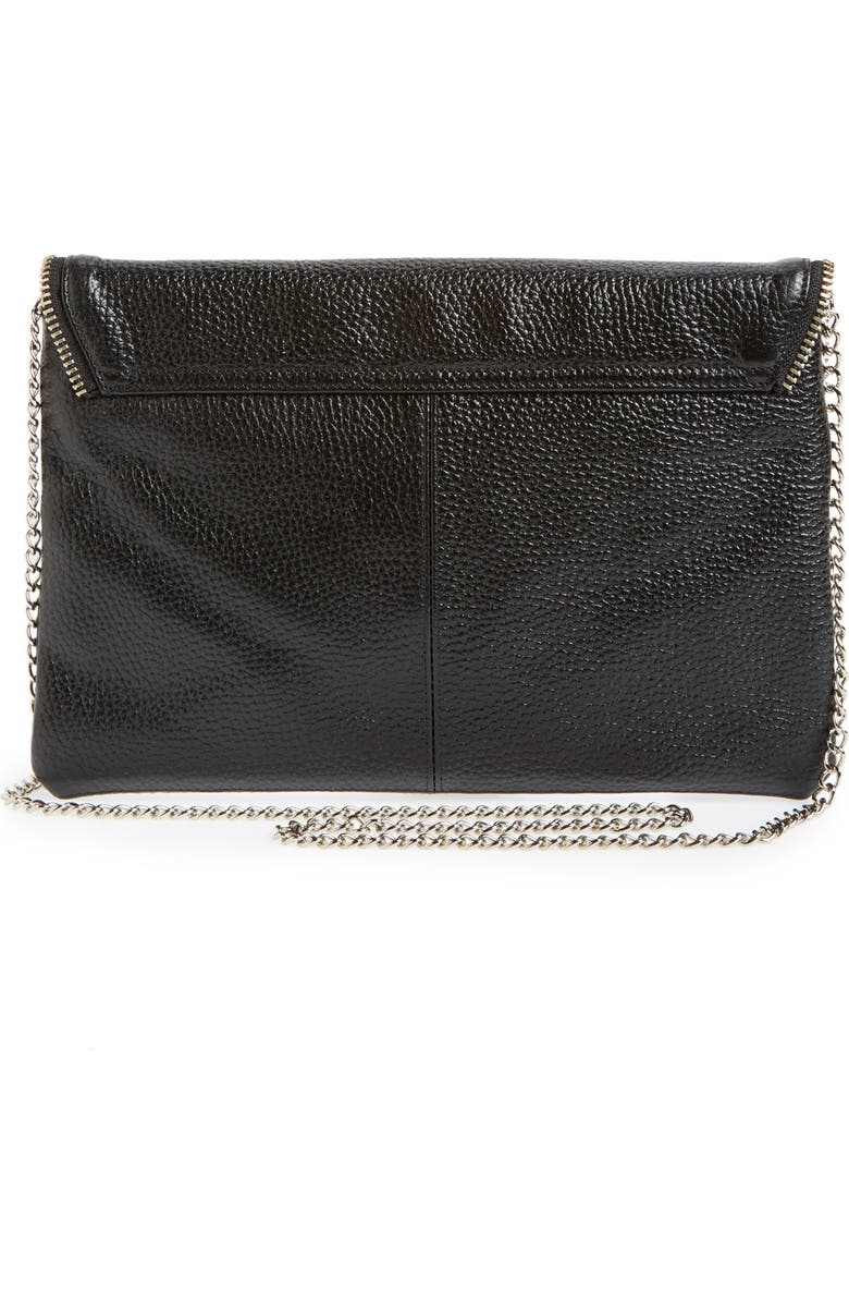 Halogen<sup>®</sup> Leather Envelope Clutch, Alternate, color,