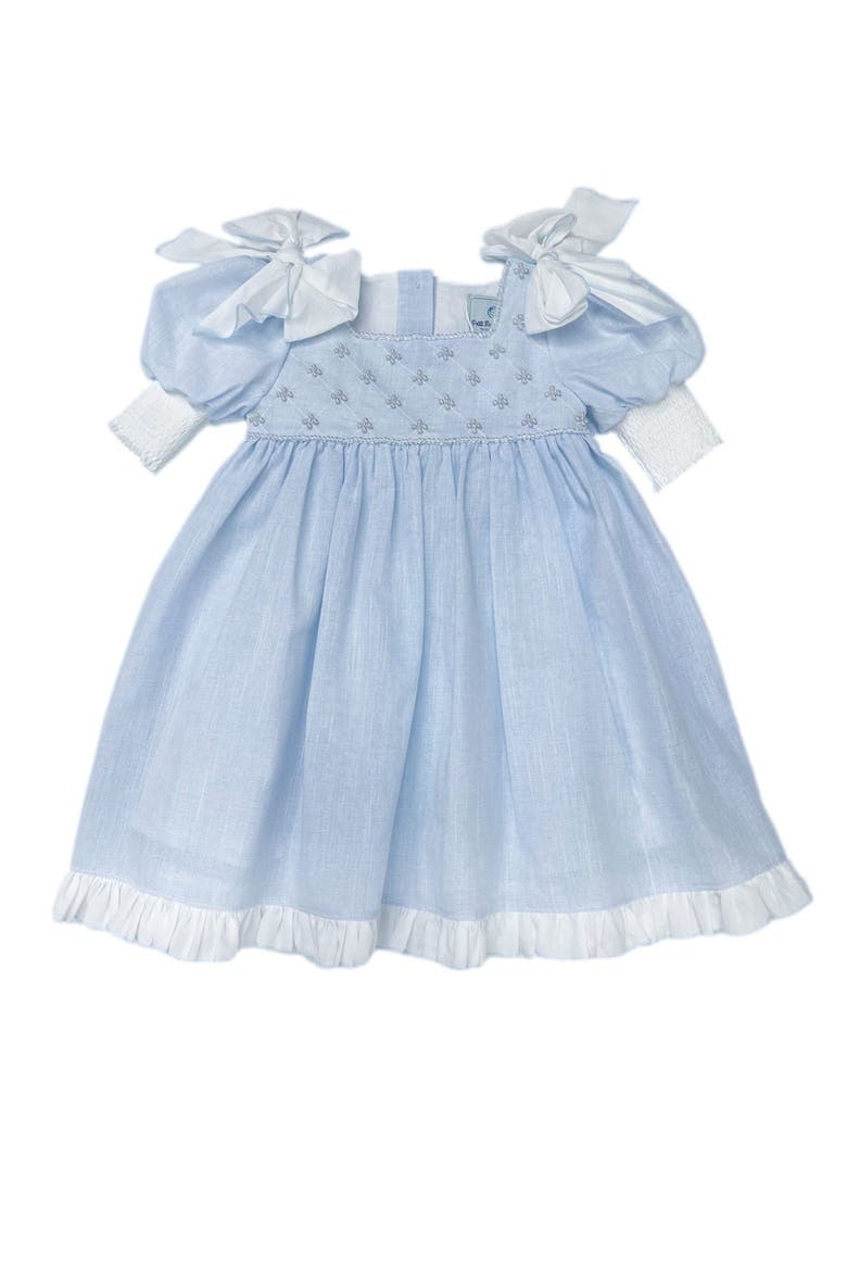 Charlotte Linen Dress, Main, color, Baby Blue