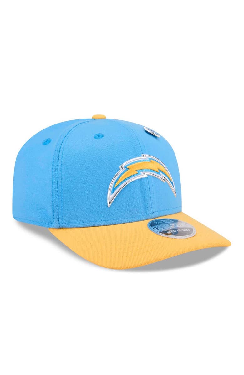New Era Men's New Era  Powder Blue/Gold Los Angeles Chargers 2026 NFL Draft 9SEVENTY Adjustable Hat, Alternate, color, Powder Blue