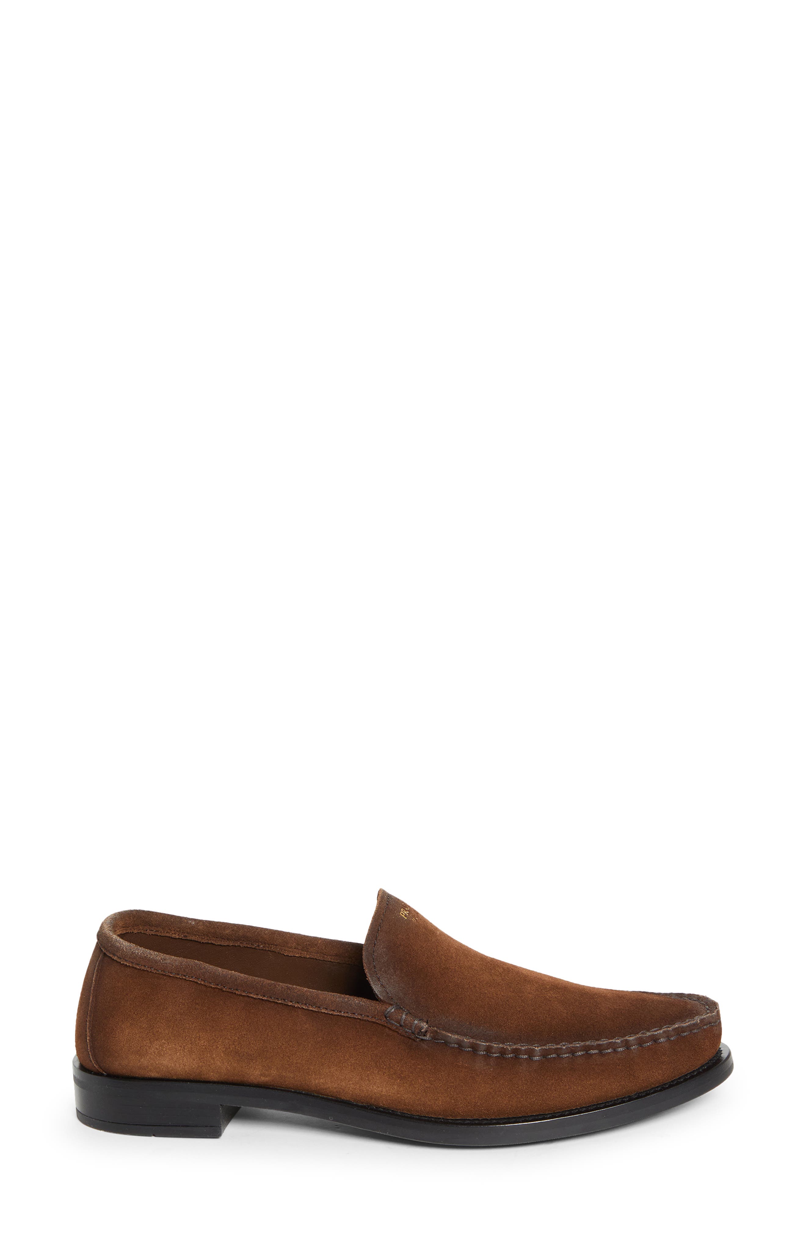 Prada Moc Toe Suede Loafer (Women) | Nordstromrack display picture 1