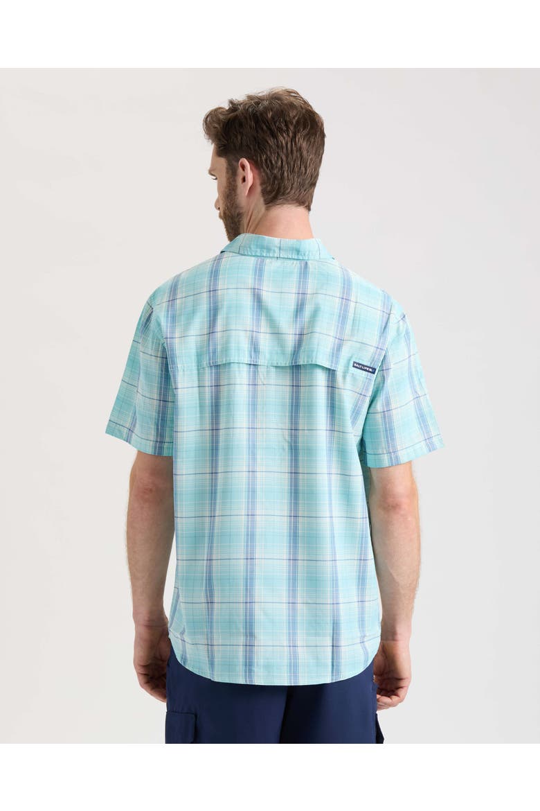 Baitcaster SLX Performance Short Sleeve Shirt, Alternate, color, Sea Glass