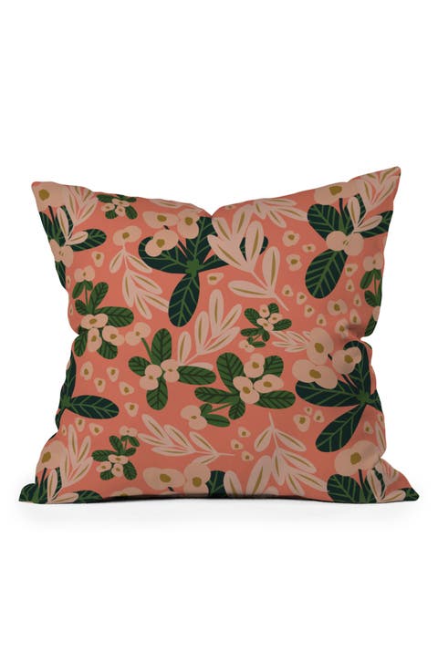 Oris Eddu Poppy Pine Pink Outdoor Pullow