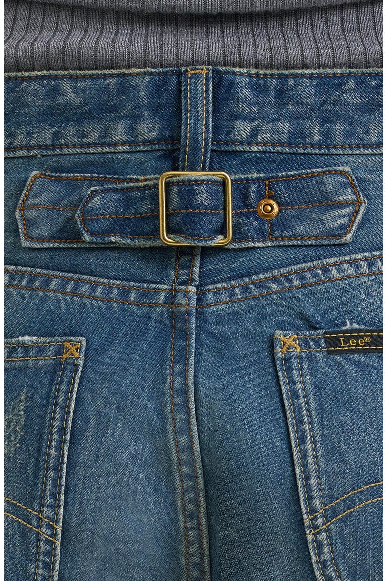 Upsized Rider High Waist Straight Leg Jeans, Alternate, color, LASHING OUT