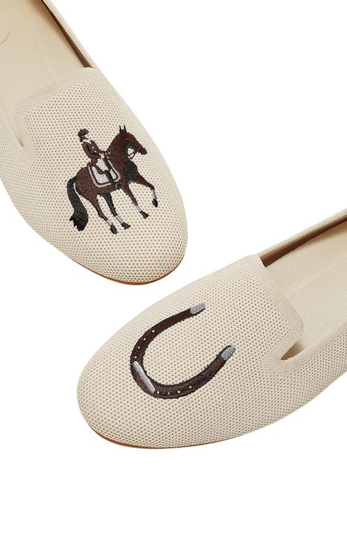 Vivaia Round-toe Embroidered Loafers