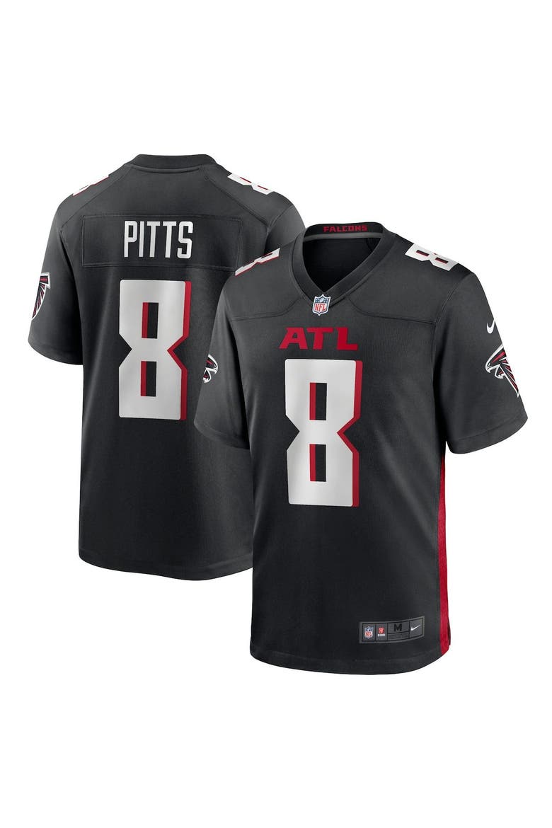 Youth Nike Kyle Pitts Black Atlanta Falcons Game Jersey, Main, color, BLACK