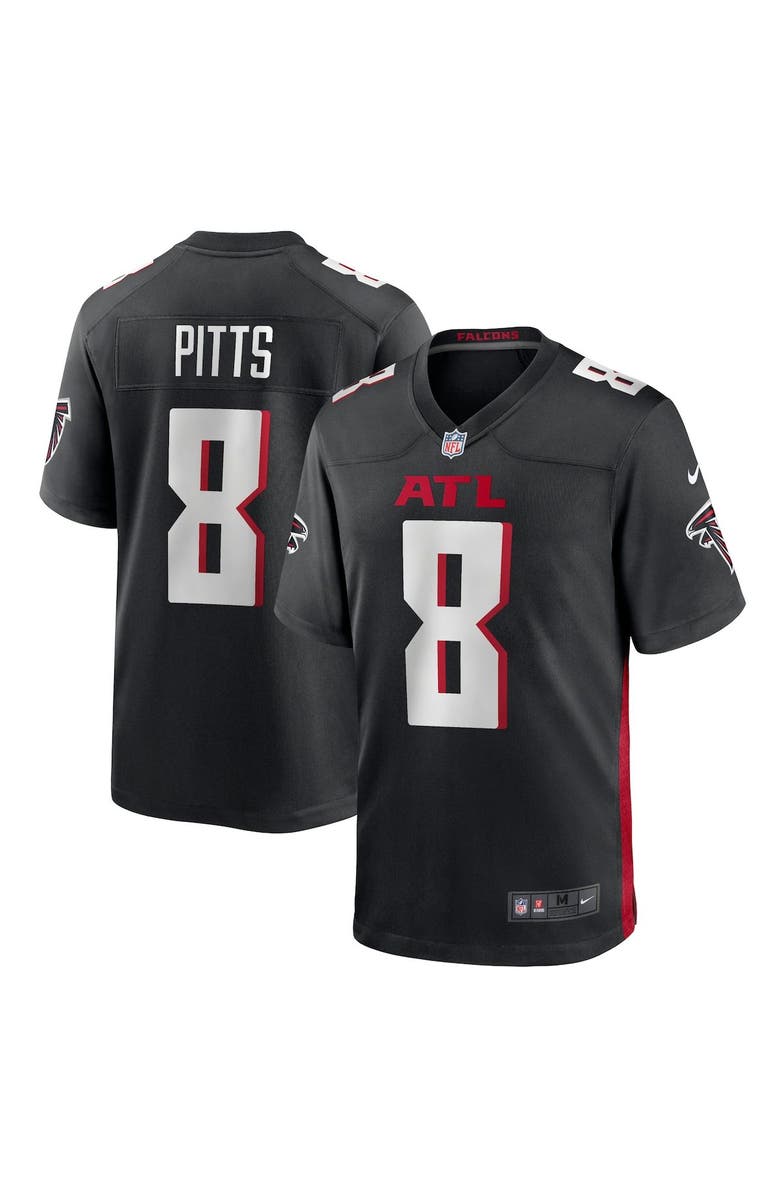 Nike Youth Nike Kyle Pitts Black Atlanta Falcons Game Jersey, Main, color, Black