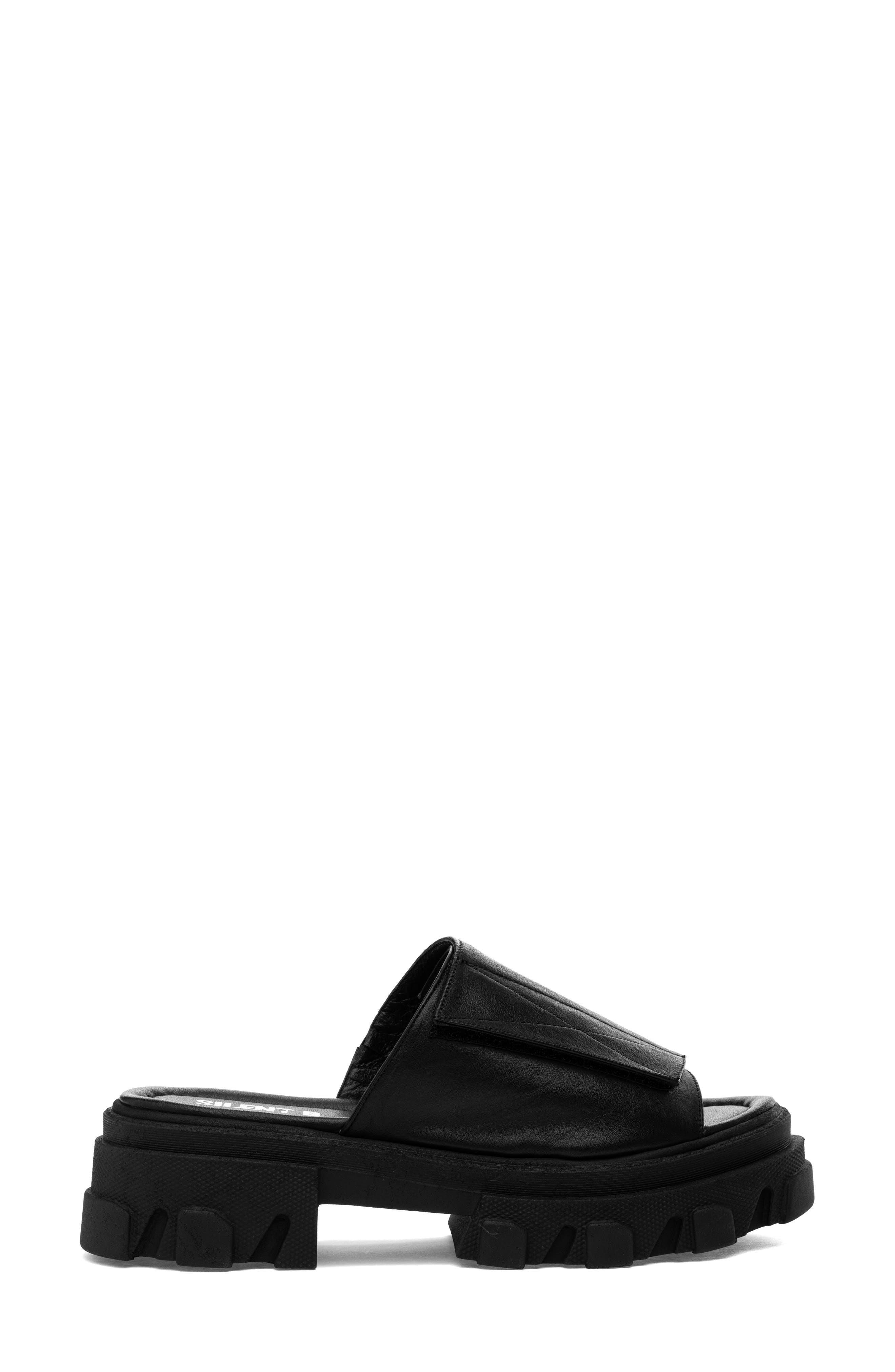 Silent D Cermpa Lug Slide Sandal, Alternate, color, 