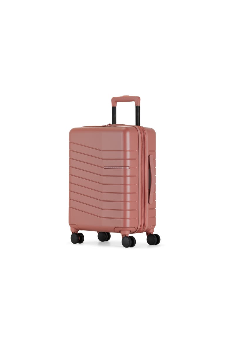 Munich 3 Piece Hardside Luggage Set with Expansion, Alternate, color, Brick