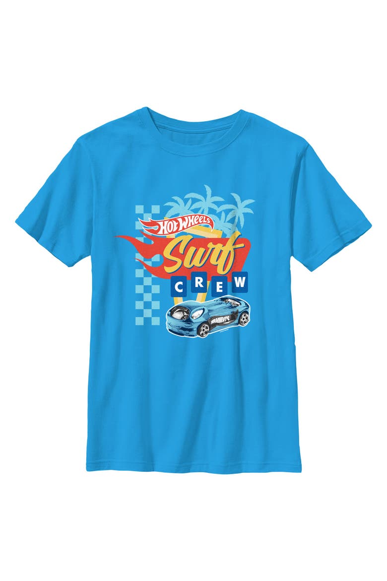 Boys Hot Wheels Surf Crew Vintage Sign T Shirt, Main, color, Sapphire