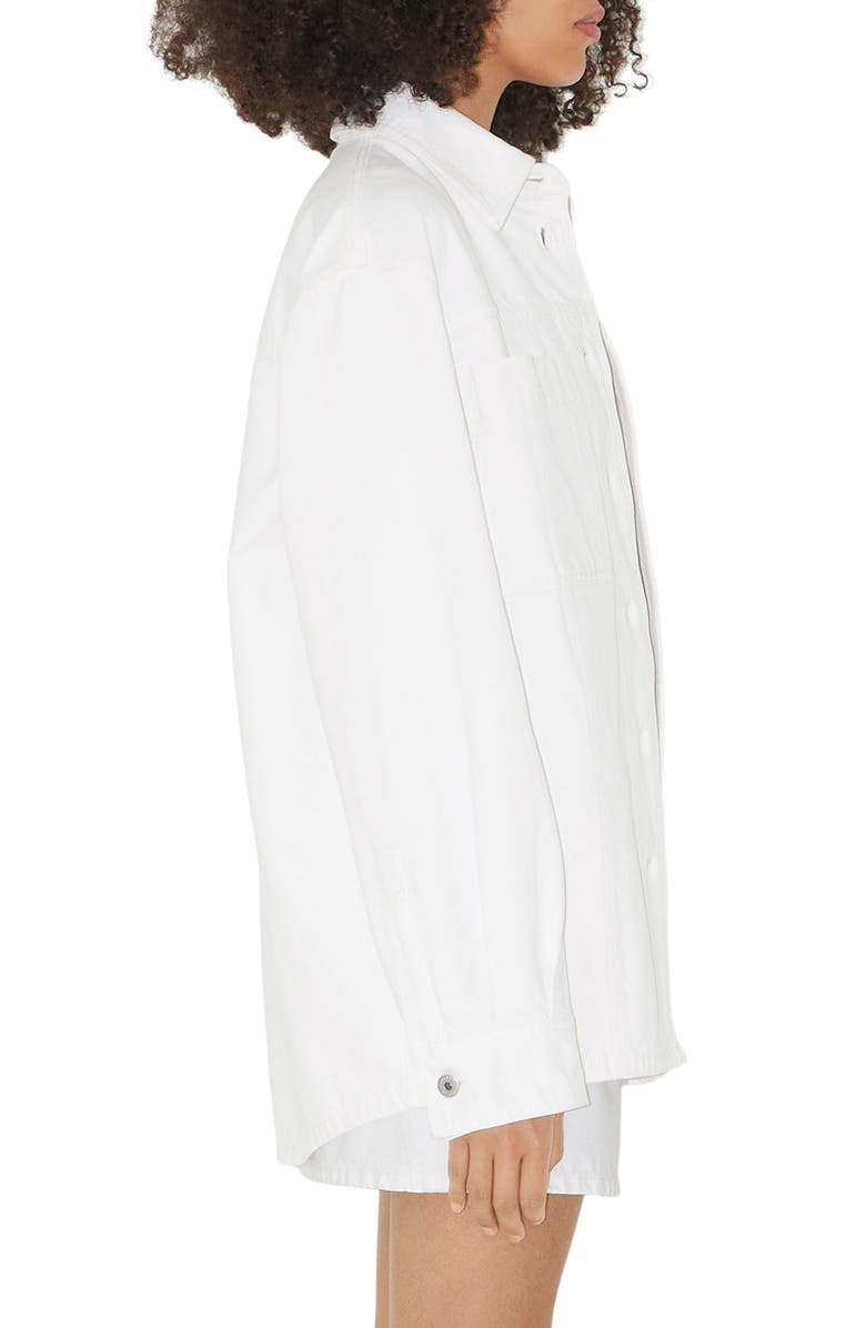 Burberry Benssen Denim Overshirt, Alternate, color,