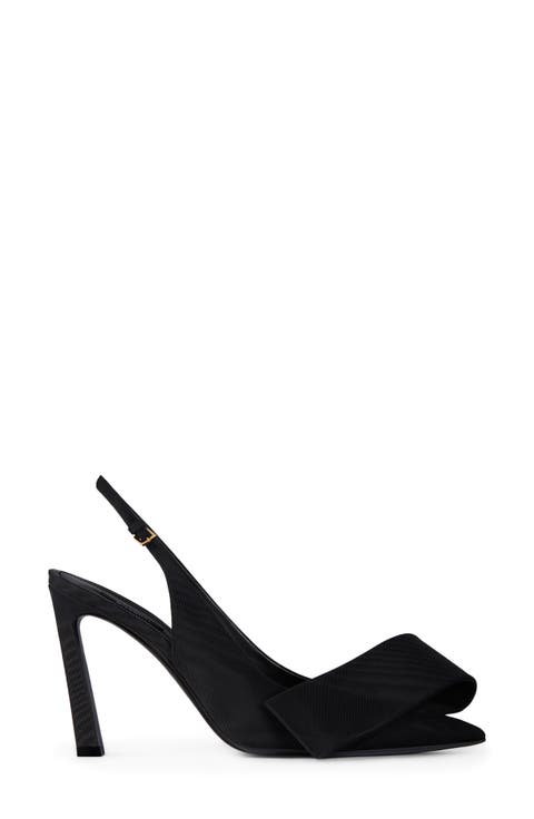 Twisted Ribbon Slingback Pump (Women)