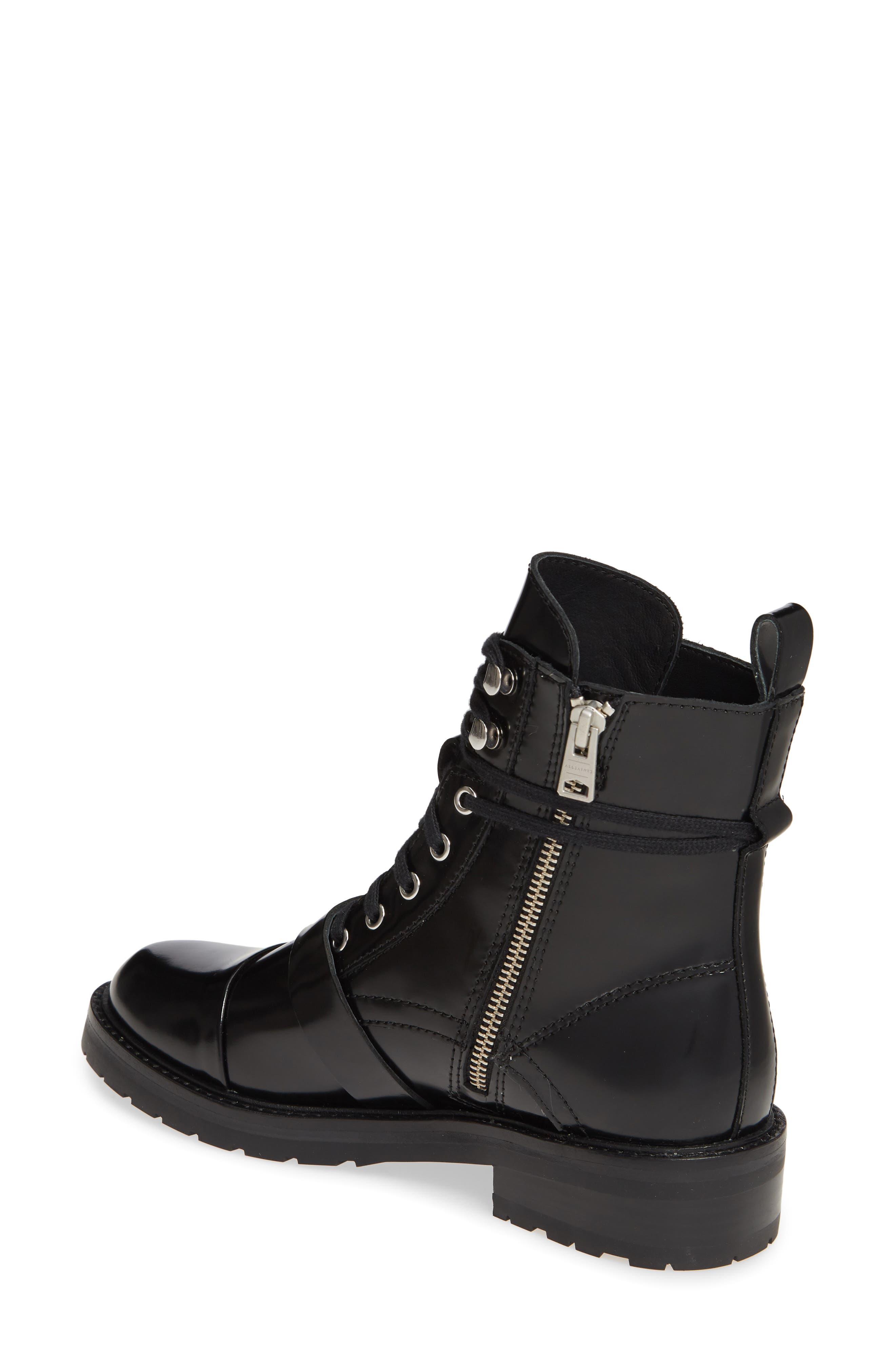 AllSaints Donita Combat Boot, Alternate, color, 