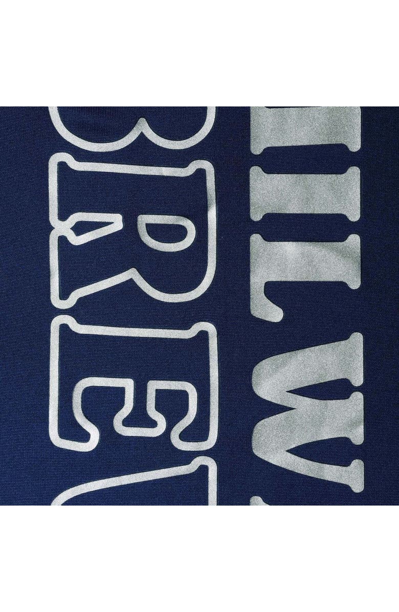 G-III 4HER BY CARL BANKS Women's G-III 4Her by Carl Banks Navy Milwaukee Brewers Stadium Leggings, Alternate, color, 