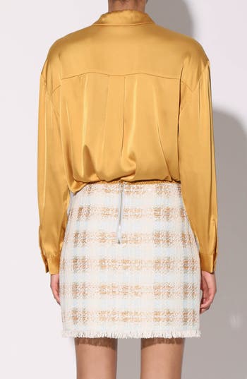 WALTER BAKER WALTER BAKER ADA EMBROIDERED TWEED MINISKIRT