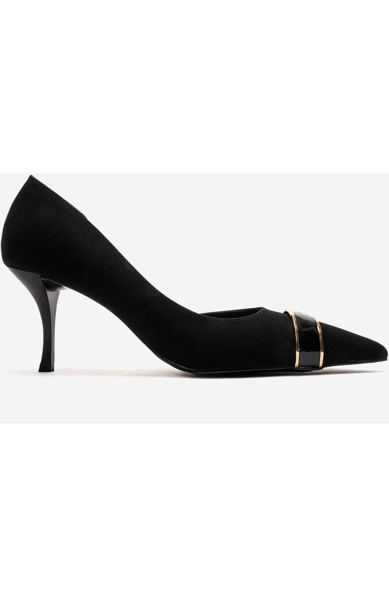 Prologue Shoes Kendra Pointed Toe Stiletto Pump, Alternate, color, Black