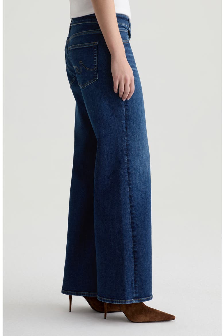 Saige High Waist Wide Leg Jeans, Alternate, color, OUTSPOKEN