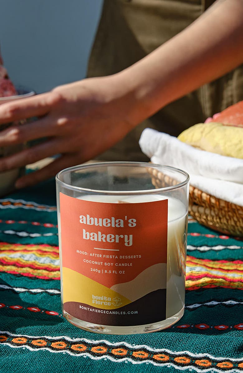 Bonita Fierce Abuela's Bakery Candle, Alternate, color,