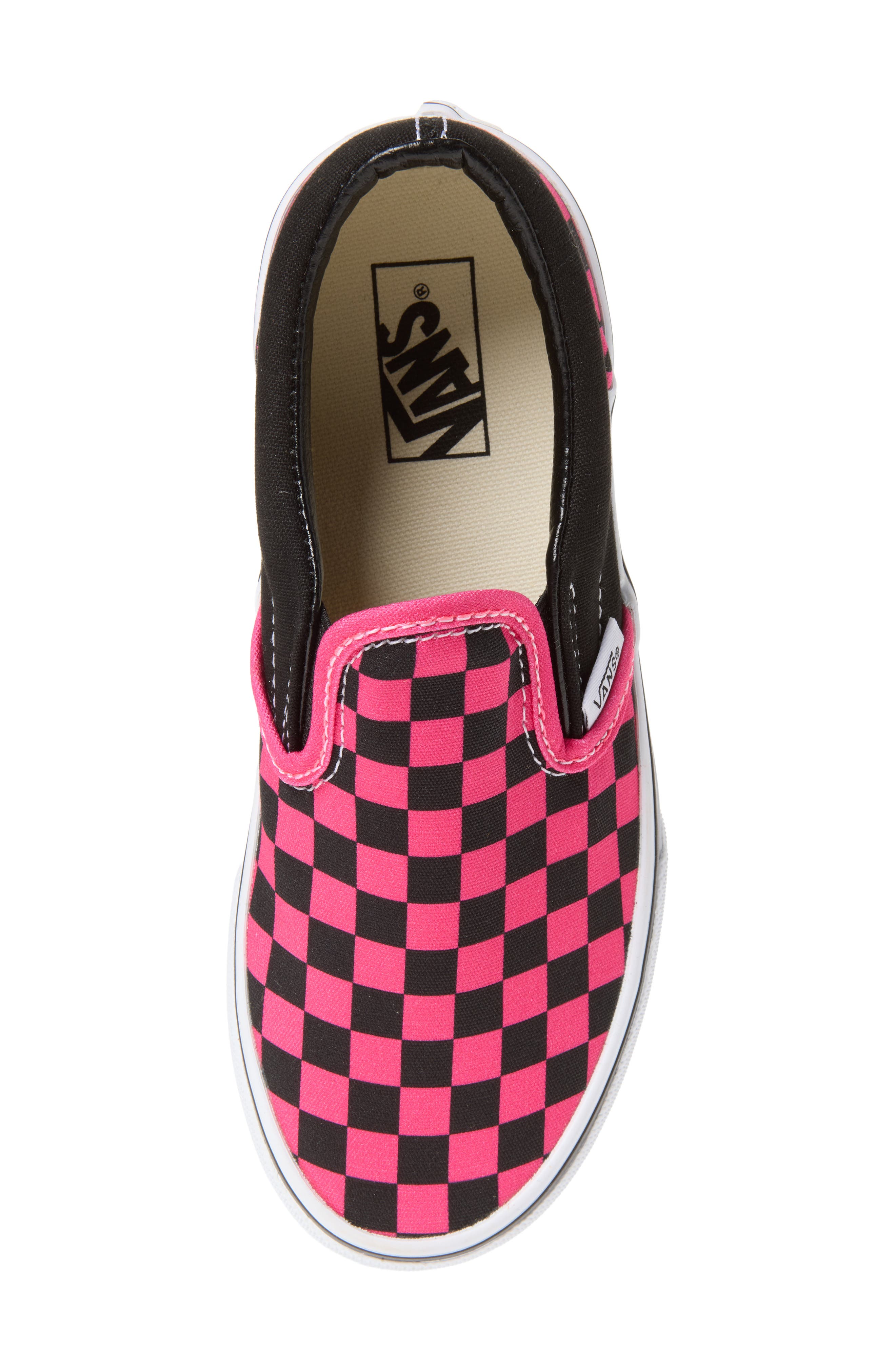 Kids' Classic Slip-On Sneaker, Alternate, color, CHBD BLKPK