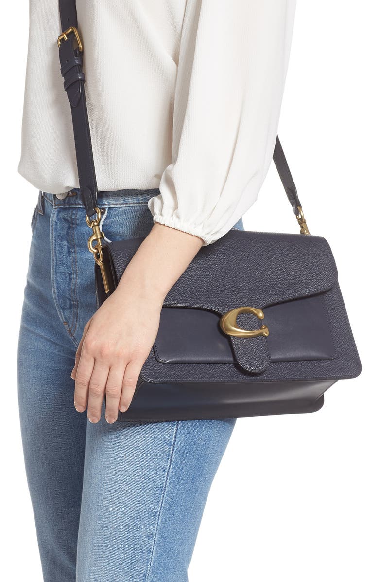 COACH Tabby Leather Crossbody Bag, Alternate, color,