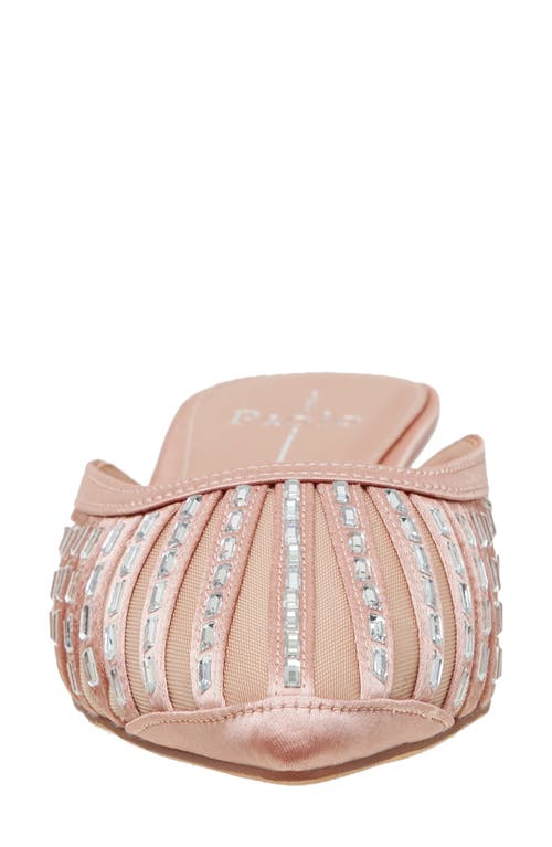 Linea Paolo Inka Pointed Toe Kitten Heel Mule In Pink